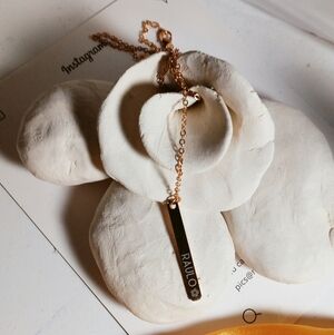 Raulo's Lariat Y 14k Rose Gold Plated Necklace